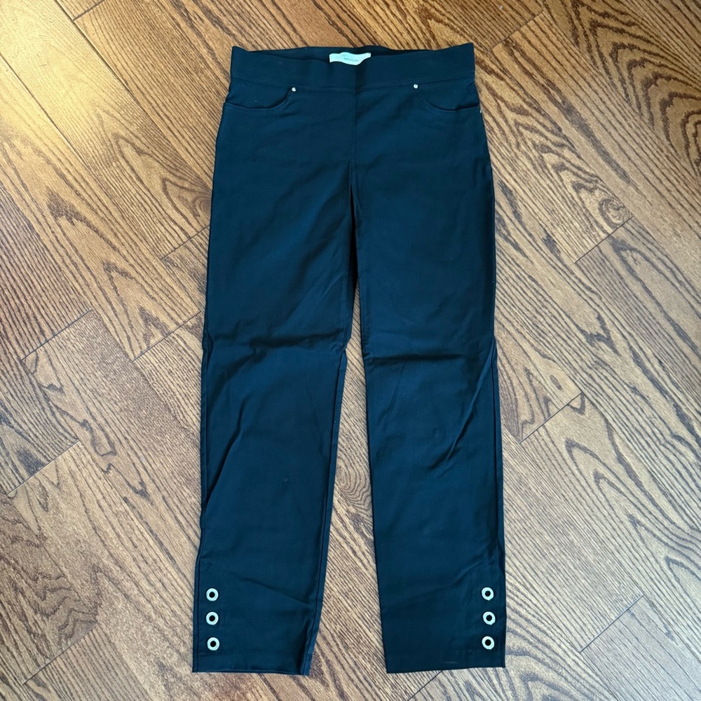Black Pants with Silver Accents